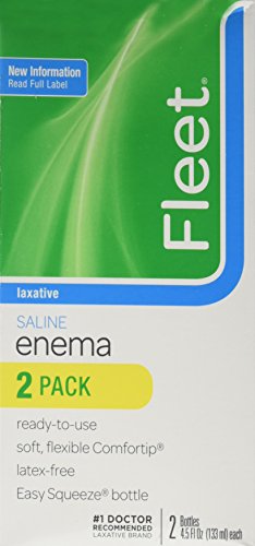 Fleet laxative saline Enema, Twin Pack - 9 oz