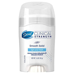 Secret Clinical Strength Deodorant, Light and Fresh - 1.6 oz