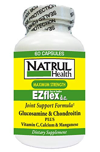 Nat - Rul Health EZ Flex Maximum Strength Glucosamine Capsules - 60 ea