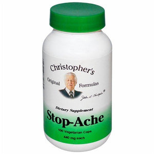 Dr. Christophers Original Stop-Ache 440 mg Vegetarian Capsules, 100 ea.