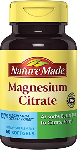 Nature Made Magnesium Citrate Softgels, 250mg - 60 Count