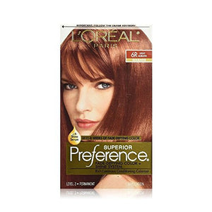 Loreal  Preference Hair Color,# 6R Light Auburn - 1 ea.