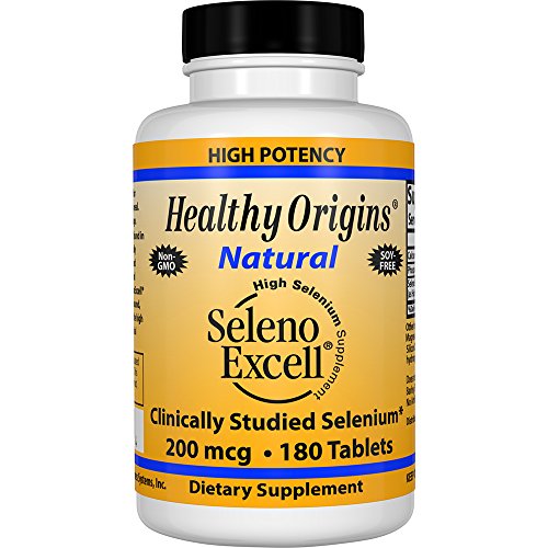 Healthy Origins - Natural Seleno Excell High Selenium Supplement 200 mcg. - 180 Tablets