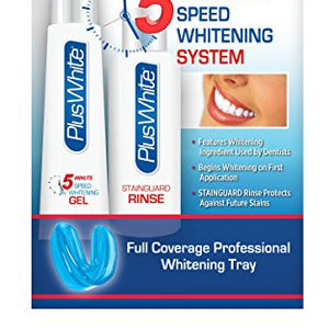 Plus White 5 Minute Premiere Dental Whitening Gel and Rinse kit - 1 ea