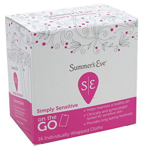 Summers Eve Feminine Cleansing Cloths, Sensitive Skin - 16 ea.