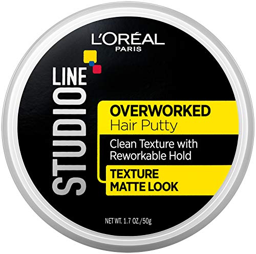 L'Oreal Studio Line Overworked, Hair Putty Styling Gel - 48 gm
