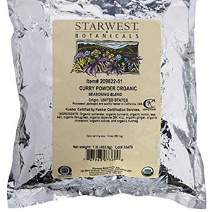 Starwest Botanicals, Curry Powder Organic - 1 lb