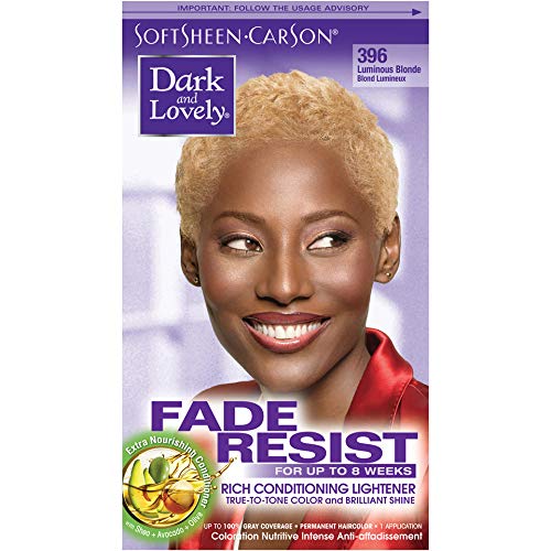 Softsheen Carson Dark and Lovely Permanent Hair Colors, Luminous Blonde 396  - 1 ea