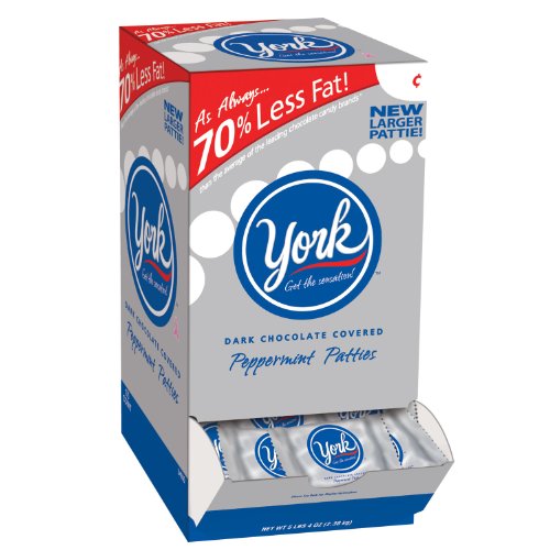 Hersheys York dark chocolate peppermint patty mini - 175 ea.
