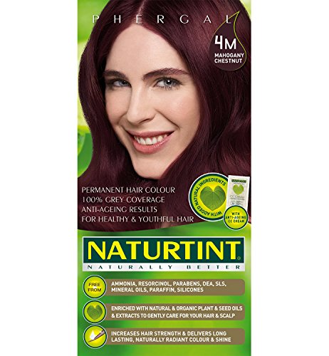 Naturtint 4M Mahogany Chestnut Permanent Hair Colorant - 5.6 Oz.