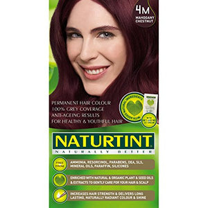 Naturtint 4M Mahogany Chestnut Permanent Hair Colorant - 5.6 Oz.