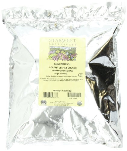 Starwest Botanicals - Bulk Comfrey Leaf C/S Organic - 1 lb.