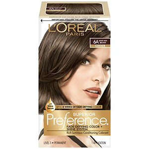 Loreal Superior Preference Hair color, 6.5G Lightest Golden Brown - 1 ea.