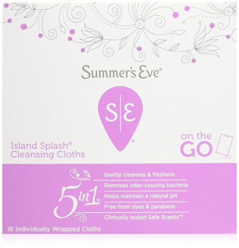 Summers Eve Cleansing Cloth for Sensitive Skin, Island Splash - 16 ea.