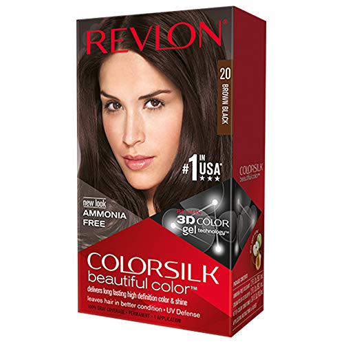 Revlon Colorsilk Beautiful Color, Brown Black 20 -  1  ea