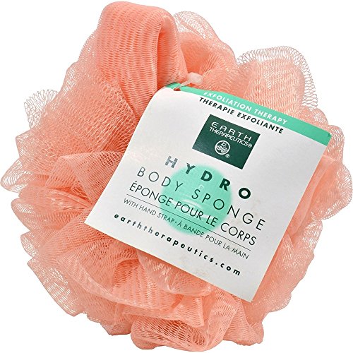 Earth Therapeutics - Hydro Body Sponge with Hand Strap Peach - 1 unit.