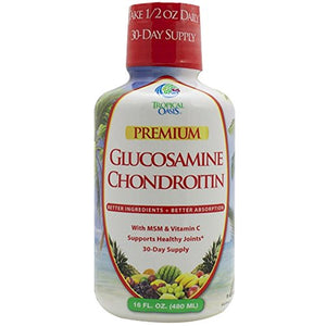 Tropical Oasis - Liquid Glucosamine & Chondroitin with MSM & Vitamin C - 16 oz.