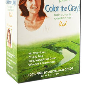 Light Mountain Natural - Color The Gray Hair Color & Conditioner Kit Red - 7 oz.