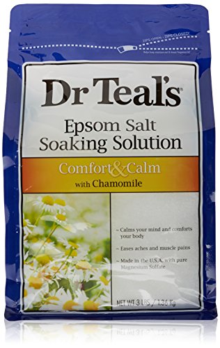 Dr. Teals Epsom Salt Soaking Solution, Comfort and Calm With Chamomile - 3 lb