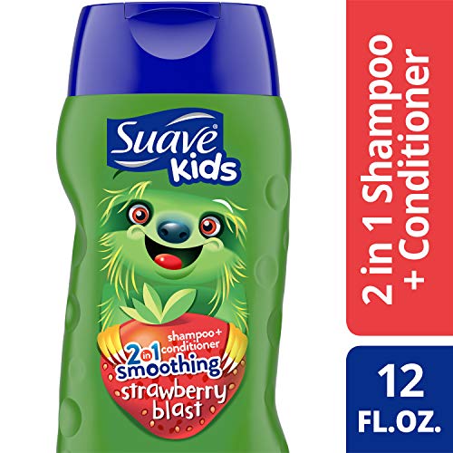 Suave For Kids 2-in-1 Shampoo, Strawberry Swirl - 12 oz