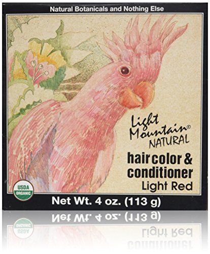 Light Mountain Natural - Hair Color & Conditioner Kit Light Red - 4 oz.