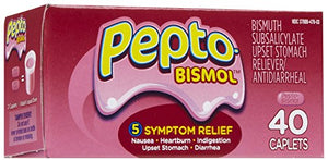 Pepto - Bismol Caplets Easy to Swallow - 40 ea