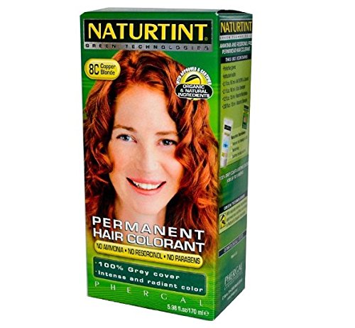 Naturtint - Permanent Hair Colorant 8C Copper Blonde - 4.5 oz.