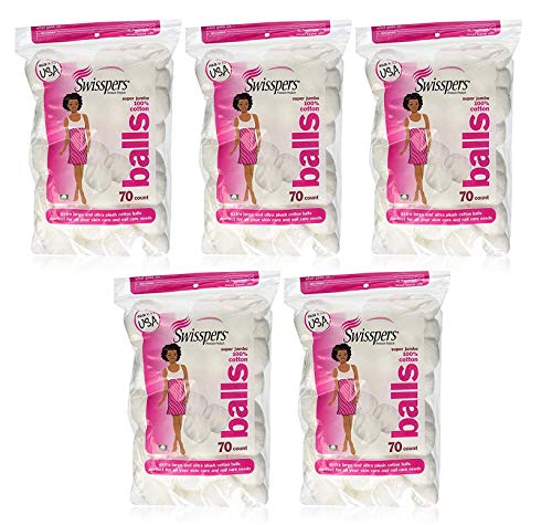 Swisspers Jumbo Cotton Balls - 70 ea.