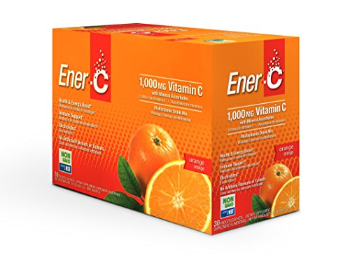Ener-C - Vitamin C Effervescent Powdered Drink Mix Orange - 1000 mg(Pack of 30)