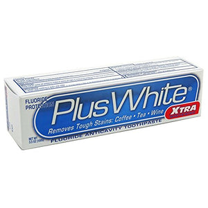 Plus White Whitening Toothpaste, Mint - 3.5 oz
