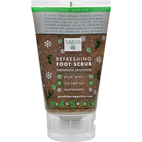 Earth Therapeutics - Refreshing Foot Scrub Therapeutic Exfoliator - 4 oz.