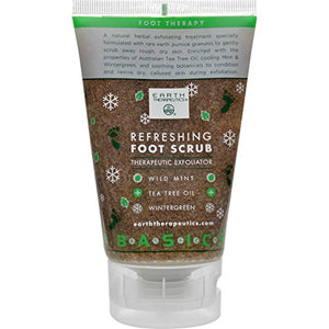 Earth Therapeutics - Refreshing Foot Scrub Therapeutic Exfoliator - 4 oz.
