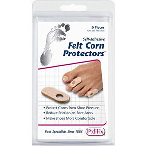 Pedifix Felt Corn Protectors - Pack of 10