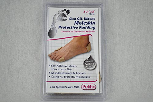 Pedifix Visco-Gel Moleskin Protective Padding - 2 Pack