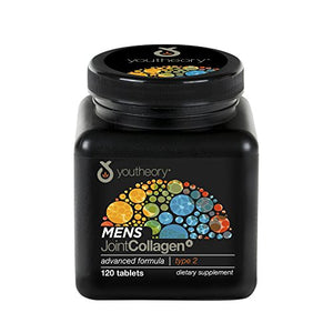 Youtheory, Mens Joint Collagen, Type 2, 120 Tablets.