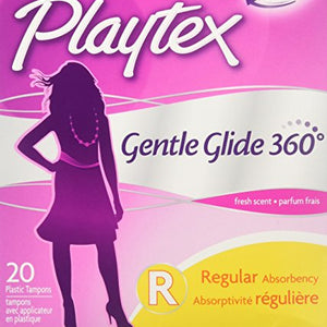 Playtex Gentle Glide Tampons Deodorant, Regular - 20 Ea