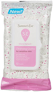 Summers Eve Cleansing Cloths, Island Splash - 32 ea.