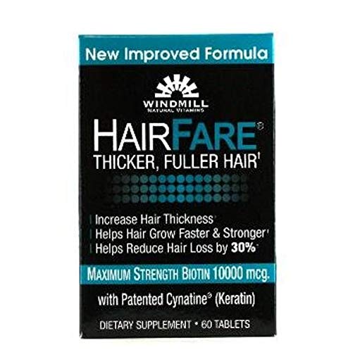 Windmill Hair Fare Vitamin Supplement Caplets for Hair - 60 ea