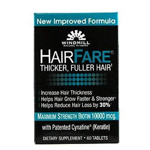 Windmill Hair Fare Vitamin Supplement Caplets for Hair - 60 ea