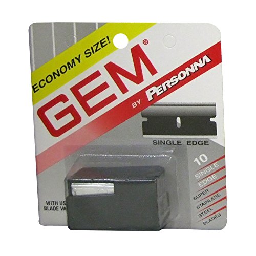 Gem Personna Stainless Steel Single Edge Razor Blades - 10 ea