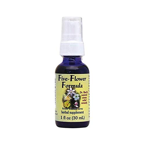 Flower Essence Services - Five-Flower Formula Organic Stress Relief Spray - 1 oz.