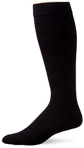 Jobst SupportWear Mens Dress Socks, 8-15 Mm / Hg Compression, Black color, Size: Large - 1 Piece