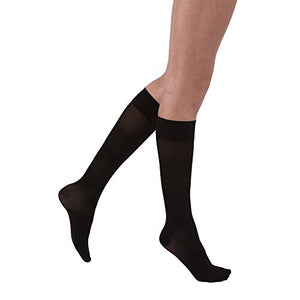 Jobst Stockings Ultra Sheer Knee high 20-30 mm/Hg Compression Black - Medium