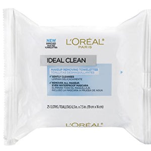 Loreal Paris Ideal Clean Makeup Removing Towelettes - 25 Ea