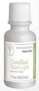 The Podiatree Castellani Paint First Aid Phenol 1.5% Modified Violet Color - 1 oz