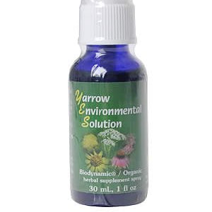 Flower Essence Services - Yarrow Environmental Solution Organic Supplement Spray - 1 oz.