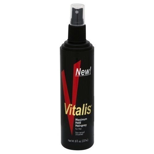 Vitalis Maximum Hold Hairspray for Men,Unscented  -  8 oz