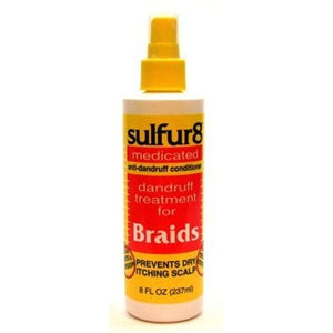 Sulfur-8 Medicated Anti-Dandruff Conditioner for Braid Spray - 8 Oz