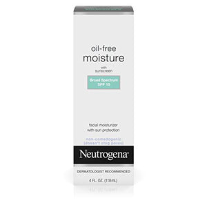 Neutrogena Oil - Free Facial Moisturizer with UVA  And UVB Sun Protection - 4 OZ