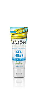 Jason Natural Products - Sea Fresh Antiplaque & Strengthening Fluoride-Free Toothpaste Deep Sea Spearmint - 3 oz